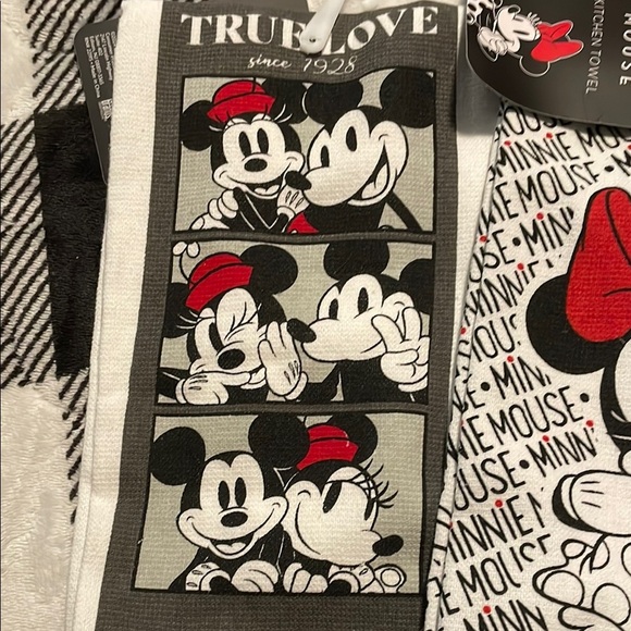 Disney Minnie Mouse Kitchen Supplies Set - Lot Black, Red, White - Picture 5 of 6